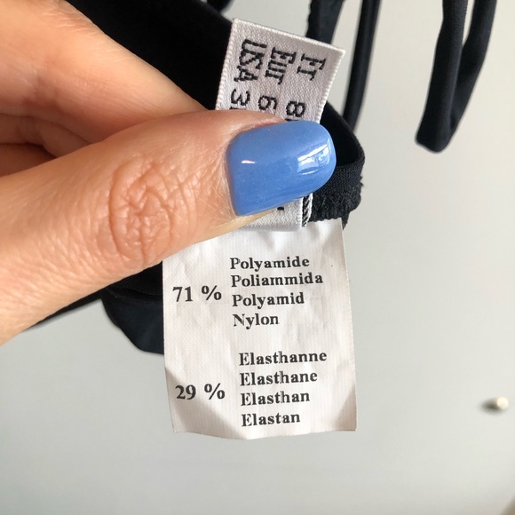 Pain De Sucre Black One Piece Bathing Suit - Picture 5 of 5